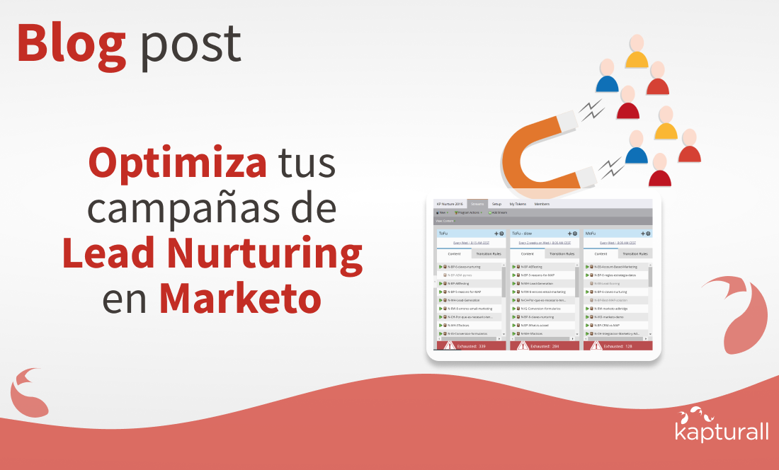 Optimiza tus campañas de Lead Nurturing en Marketo